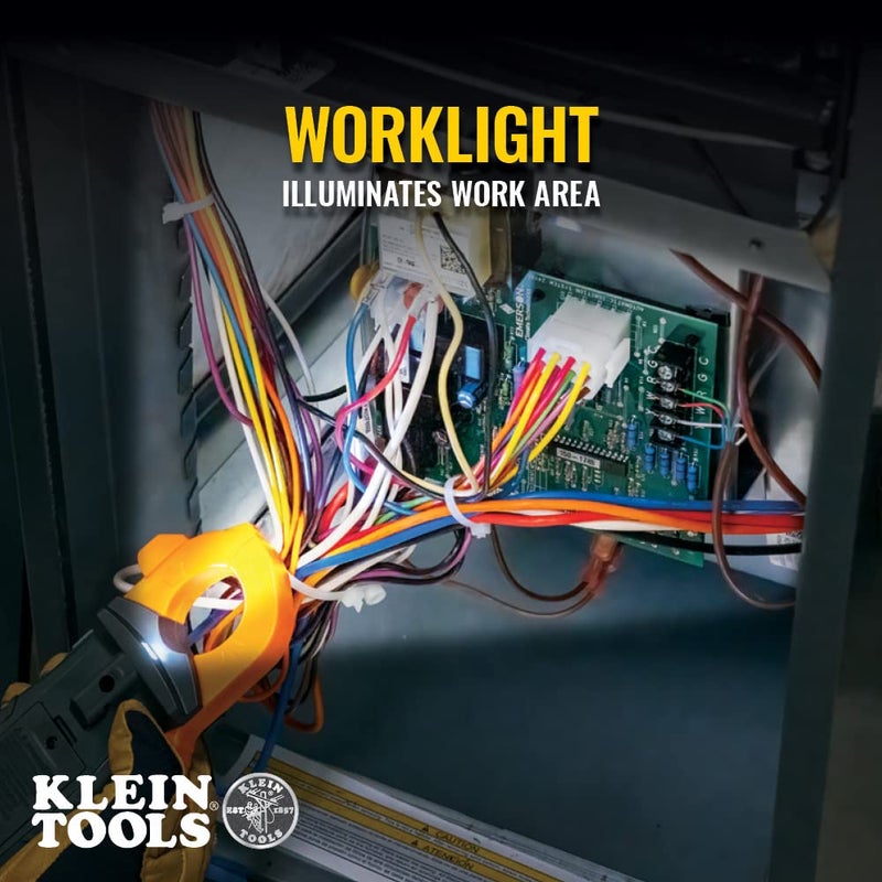 Klein Tools CL445 HVAC Clamp Meter, Auto-Ranging TRMS, NCVT, Measures Voltage, Current, Temperature, Micro Amps, InRush and More - Image 3